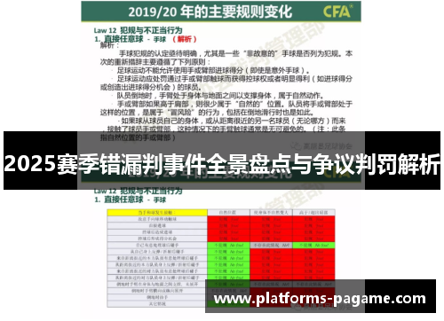 2025赛季错漏判事件全景盘点与争议判罚解析